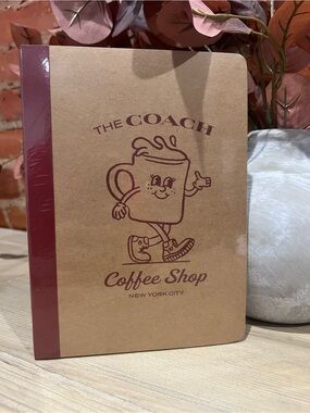 NWT The Coach Coffee Shop Lil Miss Jo Notebook